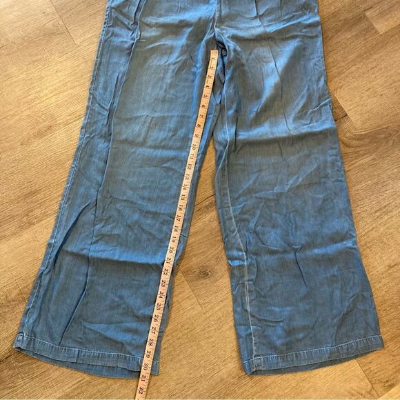 Merona Oversized Wide Leg chambray Pants NWT - Picture 10 of 12